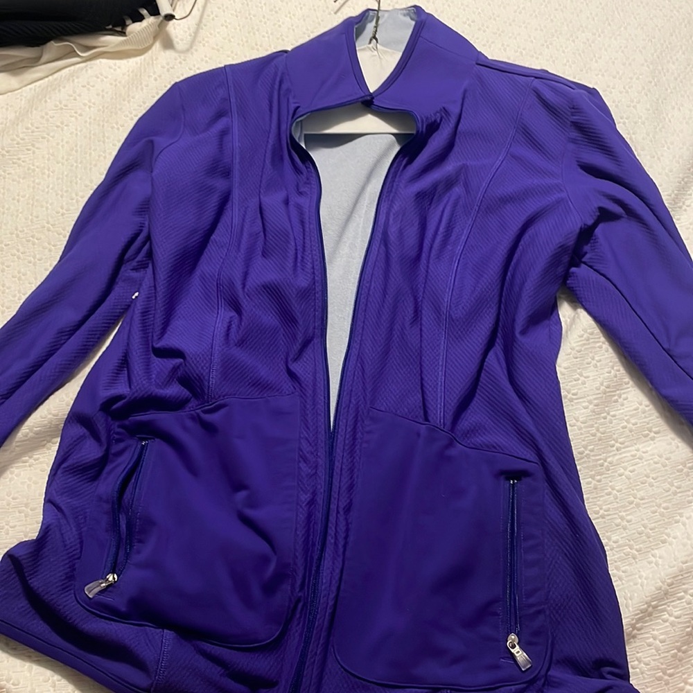 Purple Athletic Adidas Jacket